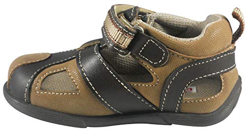 Toddler Kids Chocolate Sandal, Patent - Leather Shoes, Fabian 5.5M3