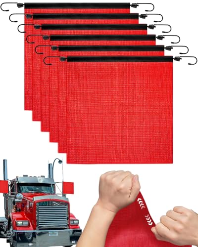 Xunqee Safety Flag for Trucks,18 x 18 inch Oversize Load