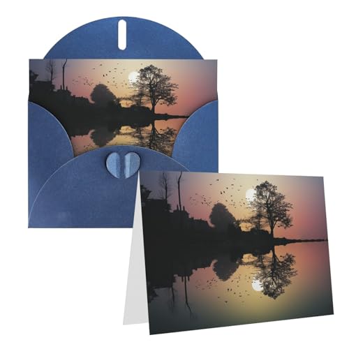 LHDGBWC Thinking of You J[h t 󔒂̃O[eBOJ[h 4x6 m[gJ[h Happy BirthdayJ[h @̃O[eBOJ[h p TL[J[h tNV M^[ xr[V[J