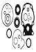 Sierra International 18-2658 Marine Lower Unit Seal Kit for Johnson/Evinrude Outboard Motor
