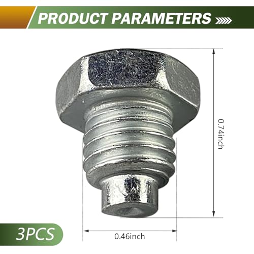 Image of 3PCS Electric Car Jack Rod Screw, 3 Ton 4 Ton Jack Handle Bolts, Daytona Floor Jack Handle Bolt, Tiny Spare Parts Fixed Screw Replacement (Silver)