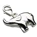 Sterling Silver Elephant Lobster Clasp Clip-On Dangle Charm