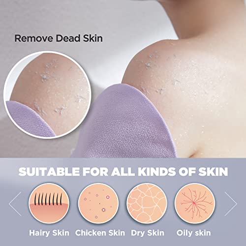 image for LOTTA Exfoliating Gloves 2Pcs Deep Exfoliation Mitt of 150D Shower Bod