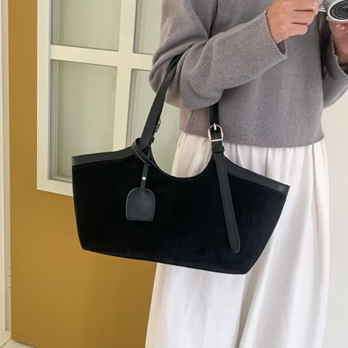 Sac à bandoulière d'inspiration vintage en daim PU pour femme - 2