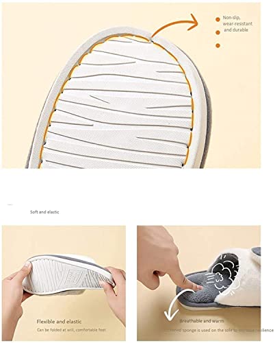 Image of INFISPACE Men and Women Winter Flip Flops Carpet Slippers for Bedrooms House Slippers