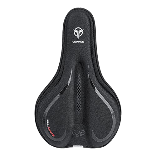 Ximan - Asiento de bicicleta, cojín acolchado ergonómico con asiento de bicicleta transpirable para , bicicleta de montaña, sillín de senderismo, sillín de bicicleta para mujer