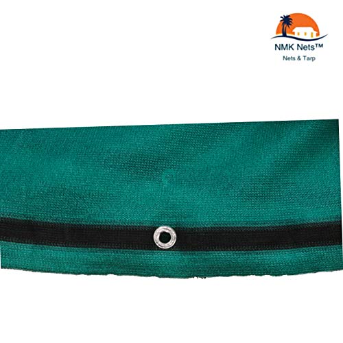 Image of NMK NETS Green Shade Net 90% UV Protected for terrece Garden, Green House, Balcony and Gardening Multipurpose with Attached Eyelets (10 x 95 feet, Green)