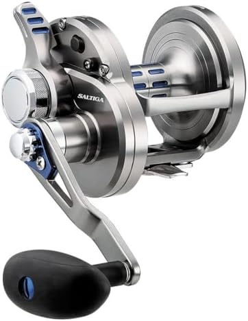Daiwa Saltiga Lever Drag 2-Speed Reel SAGLD55-2SPD Aluminum Crank Handle Right Hand