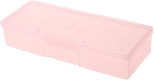 NGCG Nouvelle boîte de rangement transparente vide pour outils de manucure - Org