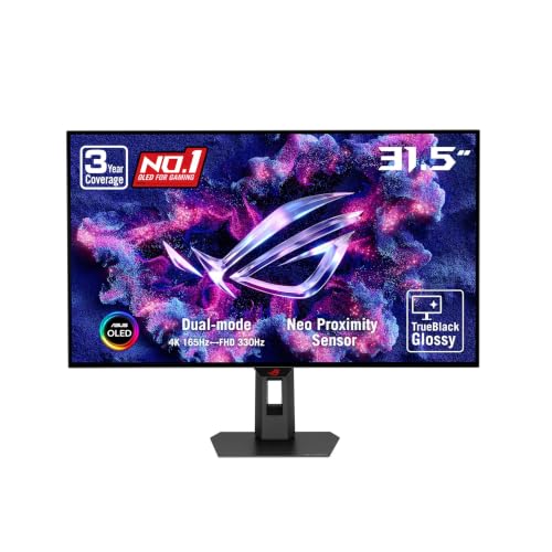 ASUS ROG XG32UCWG 32 Inch 4K 165Hz Glossy OLED G-SYNC Gaming Monitor - image 1