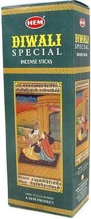 Diwali Special Incense - Hem Brand - 1 Box of Approximately 120 Sticks
