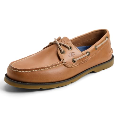 Image of Sperry Men's Leeward Suede 1-Eye Boat Shoe