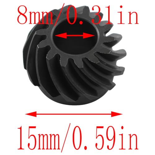 Image of LQ Industrial 1 Set 100 Angle Grinder Spiral Bevel Gear and Pinion Gear Metal Spiral Bevel Set Electric Tool Accessories Suitable for G10SS Angle Grinder Gears