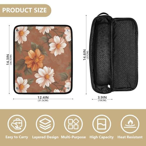 Bolsa de viaje vintage para herramientas de cabello miniatura 4