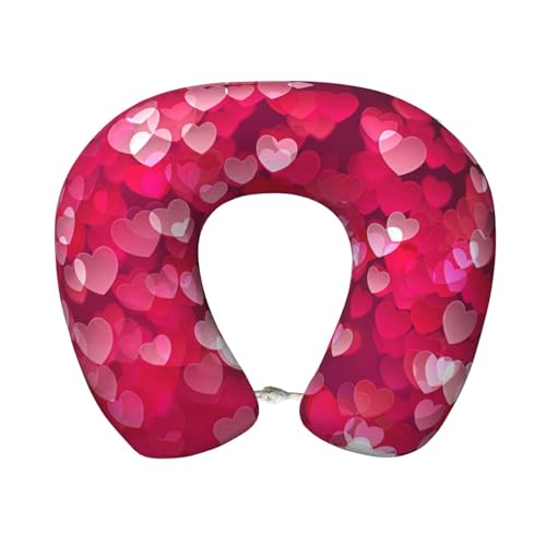 Almohada de poliéster para cuello negra tamaño único miniatura 1