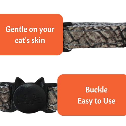 Image of Emily Pets Classic Plaid Cat Collars with Bells - Breakaway Kitten Collar and Adjustable 3.5-6.6in,Cute Kitty Collar for Girl Boy Cats,Pet Gifts,Accessories,Supplies,Stuff (Color May Vary)