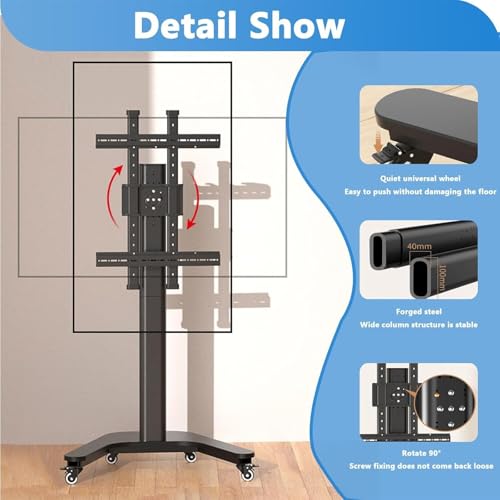 Soporte Móvil para TV 32-60 pulgadas Altura Ajustable miniatura 5