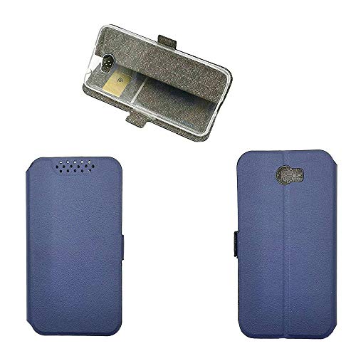 QiongniAN Custodia per Huawei Y5 II CUN-L01 / Y5II CUN-L03 CUN-L23 CUN-L33 / Y6II Compact LYO-L21 LYO-L01 / Y6 II Compact/Honor 5 Play CUN-AL00 CUN-TL00 Custodia Case Cover Blue