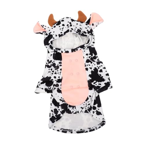 Disfraz para perro Abaodam diseño de vaca talla L