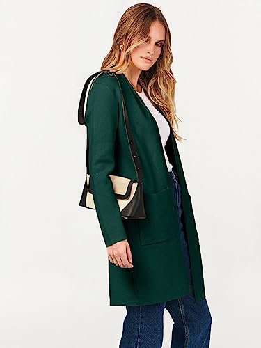 Image of ANRABESS Cardigan Sweater for Women Casual 2026 Fall Fashion Coat Long Sleeve Open Front Knit Coatigan Outwear