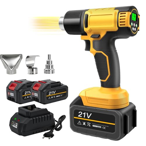 Heißluftpistole mit LCD-Digitalanzeige...