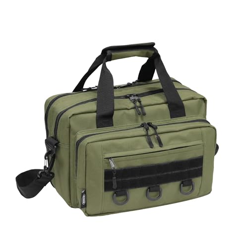 Gun Range Bag for Handguns - 2-Firearm Pistol Case