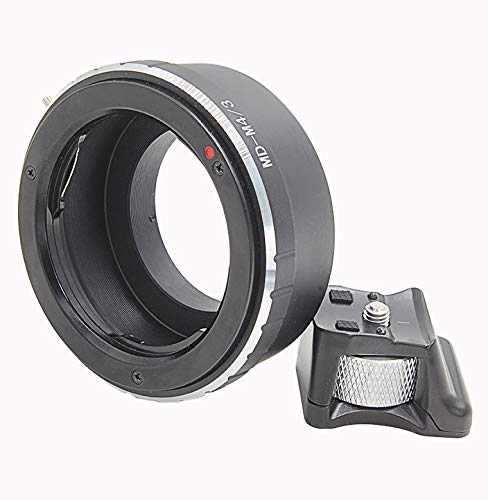 Adaptador de trípode MD a M4/3: adaptador de lente Minolta MD a Micro Cuatro Tercios para cámaras Olympus y Panasonic miniatura 3