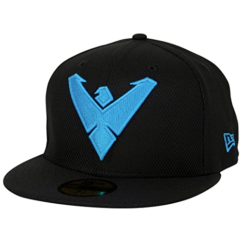 Gorra New Era Nightwing Symbol Black 59Fifty 7 1/4 miniatura 1