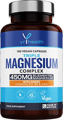 Vegan-Magnesium-Supplements-with-Zinc-180-Capsules-Triple-Magnesium-Complex-Supplement-Plus-Vitamin-D-B6-Copper-Vegan-Society-Registered-Made-in-The-UK-by-YrHealth