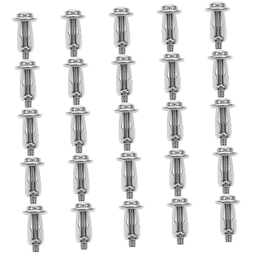 MUSISALY 3sets Screw for Hollow Door Dry Wall Anchors Screws Kit with and Tool 25pcs*3