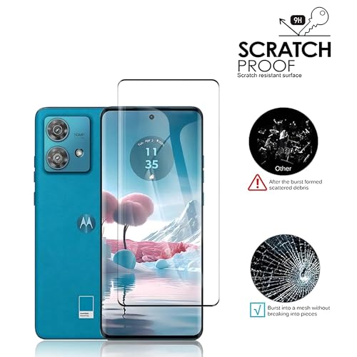 KNOXS 1 Pezzi Vetro Temperato per Motorola Edge 40...