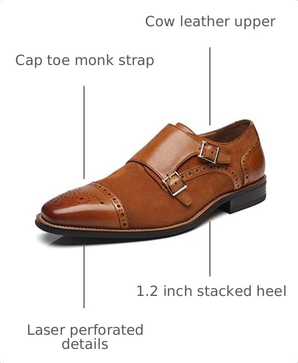 Image of Brown Leather Slip-On Loafers for Men by La Milano