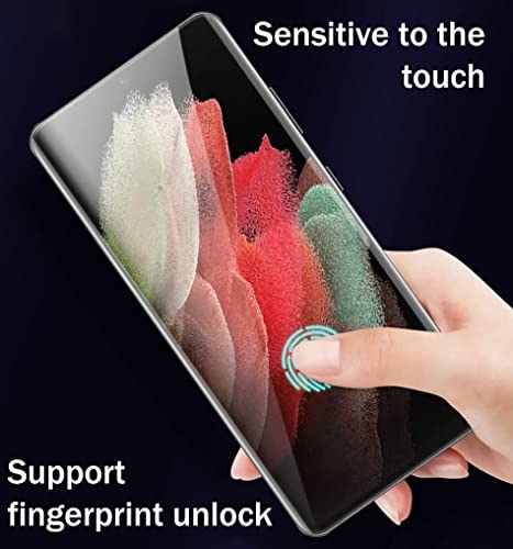 Image of (Pack of 1 Premium Curved UV Tempered Glass for Oneplus 11 (6.7 Inch) Advanced Border Less Full Screen Coverage Screen Protector Guard with Installation Kit