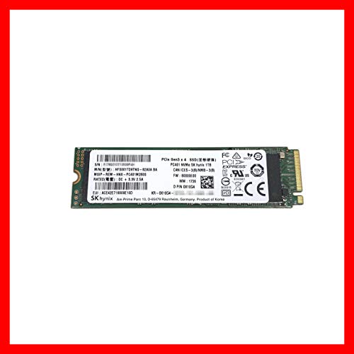 SK Hynix PC401 1TB SSD PCIe NVMe M.2 2280 HFS001TD9TNG 62A0A (New with Warranty) D P/N 0X10G4 X10G4 for Dell HP Lenovo Acer Asus and Others