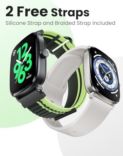 HAYLOU RS5 Smartwatch,2.01"AMOLED Display Bluetooth Telefone Chamada Relógio Inteligente para Homens e Mulheres,Duas Alças,Assistente de Voz,IP68 - Imagem 4