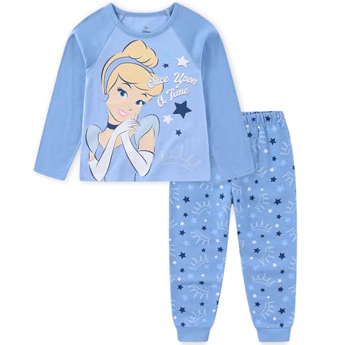 Image of Disney Lilo and Stitch Frozen Minnie Mouse Princess Girls Long Sleeve Shirt and Pants Set for Infant to Big Kids