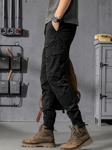 Image of Noble Monk Cargo for Men || Cotton Cargo Pant || Stylish Multi-Pocket Casual Trousers for Men