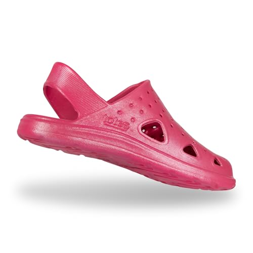 Image of Totes Kids' Everywear Lightweight Waterproof Contoured Splash and Play Clog Sandals with Strap