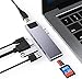 Produktbild USB C Adapter for MacBook Pro/Air M1/M2 2021/2020/2019 with Network Interface, 7 in 2 Dual Type C Docking Station for MacBook with Thunderbolt 3 100W PD, 4K HDMI, USB 3.0, TF/SD Card Slot.