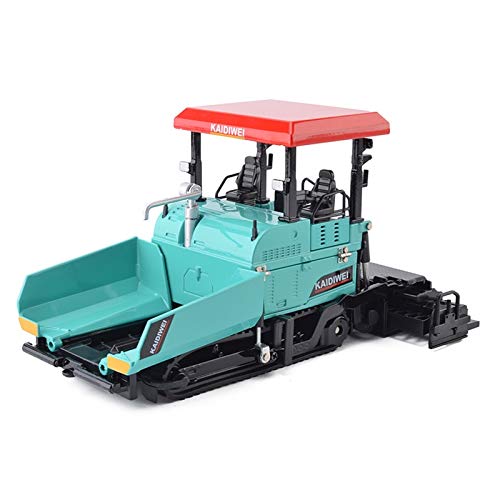 Modelo de pavimentadora a escala 1:40 diecast verde miniatura 1