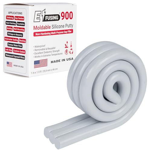 900 Moldable Silicone Putty - Gray Circular Shape