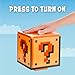Paladone Super Mario Brothers Question Block Lamp, Light Up Figure