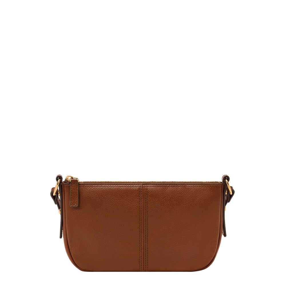 Fossil Jolie Brown Leather or Suede Crossbody bag for Women