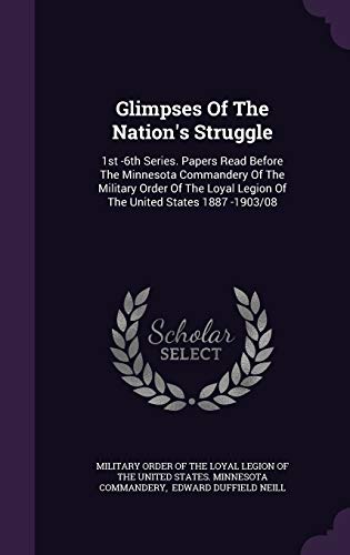 Glimpses Of The Nation's Struggle: 1st -6th Ser... 1342477103 Book Cover