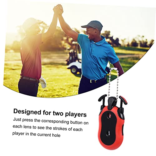 VANZACK Contador de Golpes Portátil para Golf, 2 piezas, Compacto y Ligero, Marcador de Puntuación 0-9 con Conteo Automático miniatura 5