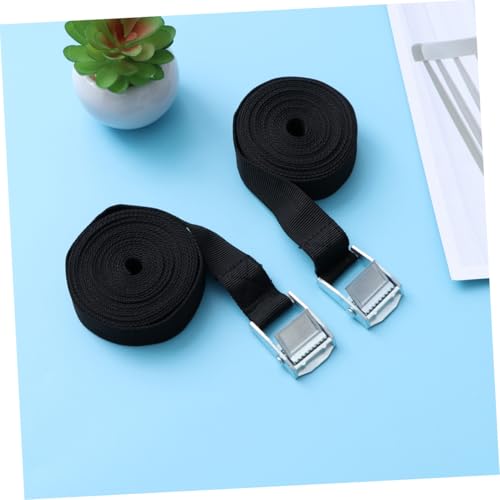 Correas de equipaje de nailon ajustables de 25 mm x 3 m con hebilla de leva metálica 2