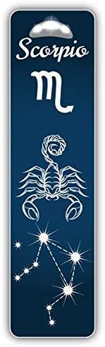 DG Graphics Scorpio Zodiac Sign Art Decor 2'' x 8'' Vinyl Decal Sticker Wall Window Any Smooth Surface