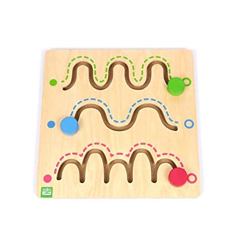Jeu Montessori Lettres Rugueuses Majuscules - Apprentissage Écriture Dès 4 Ans - Planches Bois Et Crayon