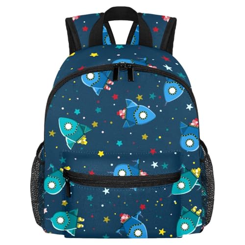 Sac à dos enfant léger et compact - Cartable monstre 30 cm pour petits dos