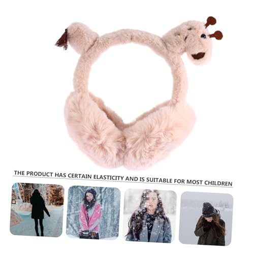 Orejeras de invierno de jirafa SOIMISS pack de 2 unidades infantiles multicolor 5